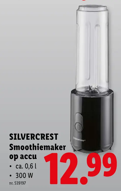 Promotie: Smoothiemaker op accu