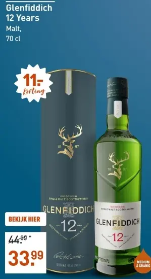 Aanbieding: Glenfiddich 12 Years