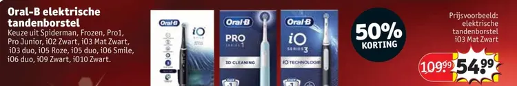 Promotie: Oral-B elektrische tandenborstel