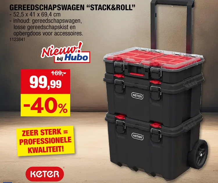 Aanbieding: Gereedschapswagen "stack&roll"
