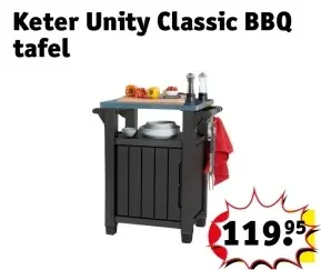 Aanbieding: Keter Unity Classic BBQ tafel