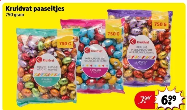 Aanbieding: paaseitjes