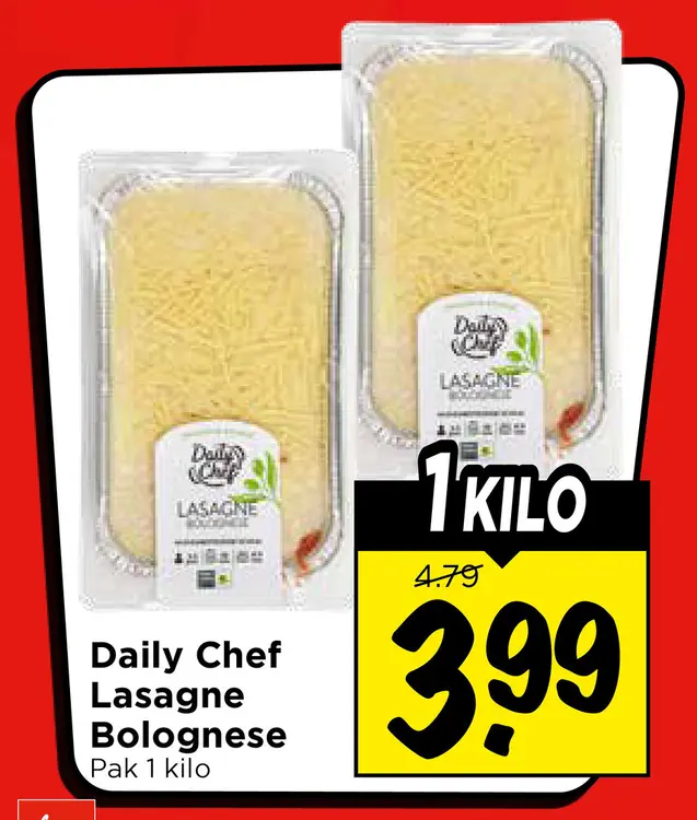 Aanbieding: Lasagne Bolognese