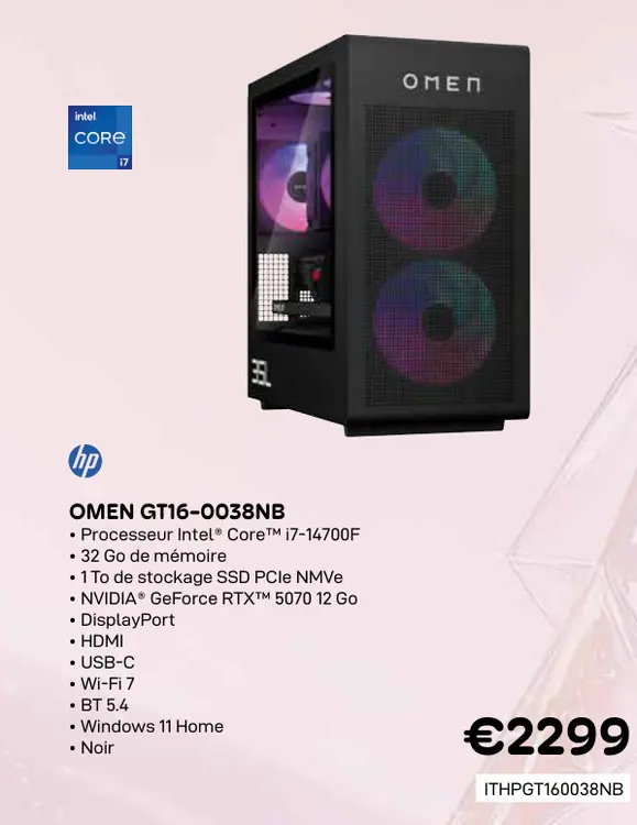 Offre: Omen gt16-0038nb