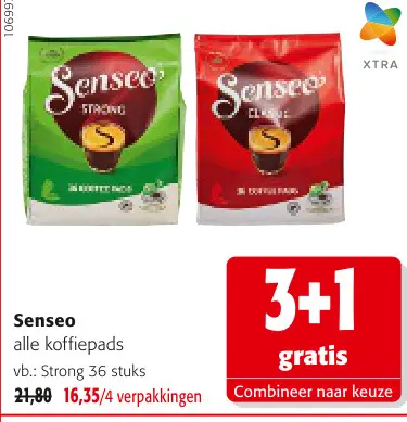 Promotie: Senseo alle koffiepads