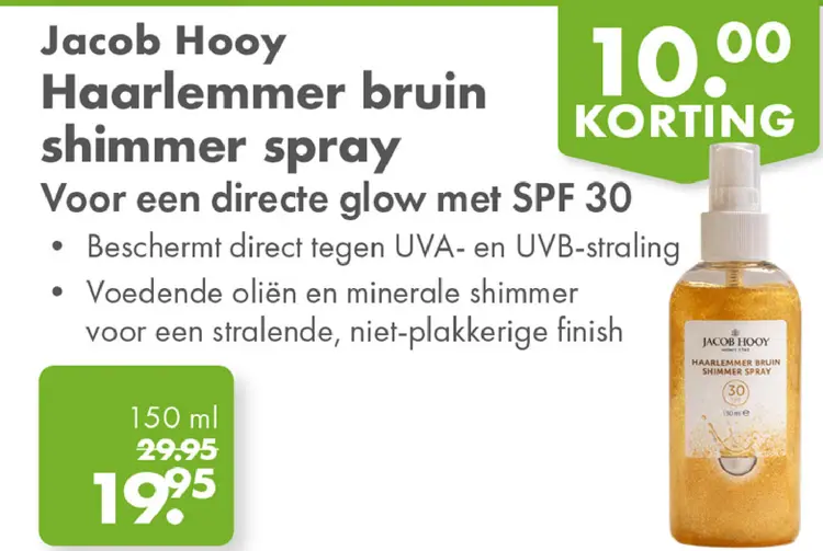 Aanbieding: Haarlemmer bruin shimmer spray