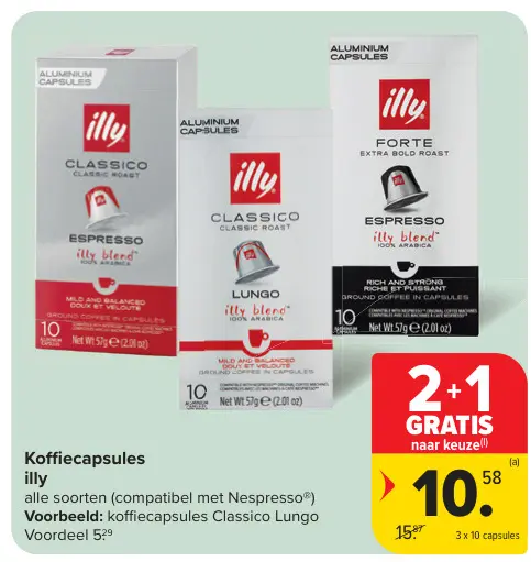 Promotie: Koffiecapsules