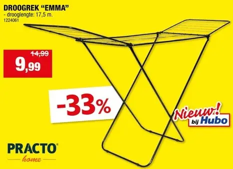 Promotie: Droogrek "Emma"