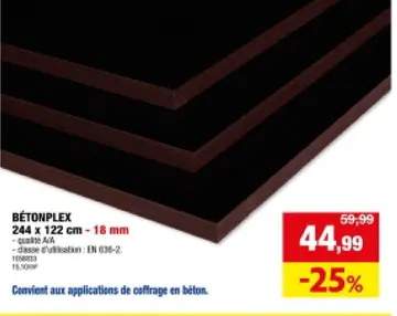 Offre: Bétonplex