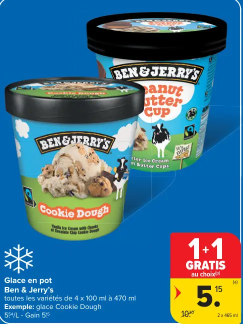 Offre: Glace en pot