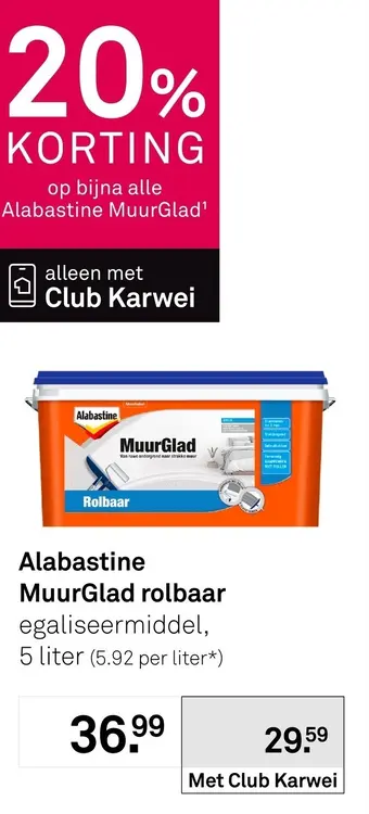 Aanbieding: Bijna alla MuurGlad