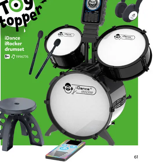Aanbieding: iDance iRocker drumset