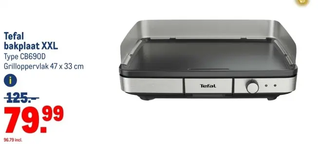 Aanbieding: bakplaat XXL