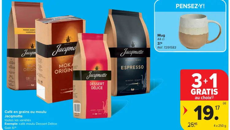 Offre: Café en grains ou moulu