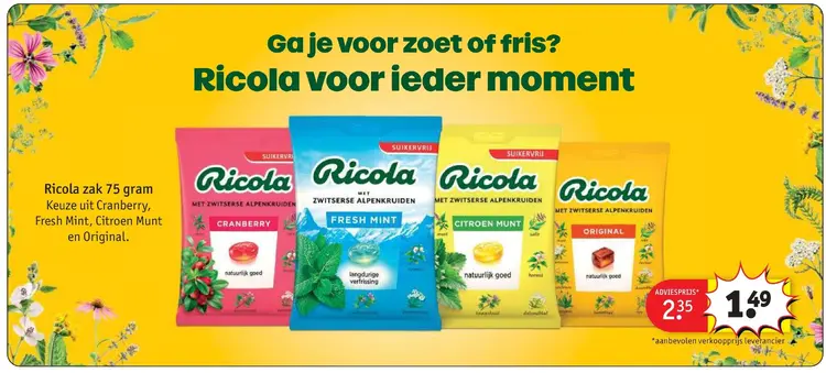Aanbieding: Ricola