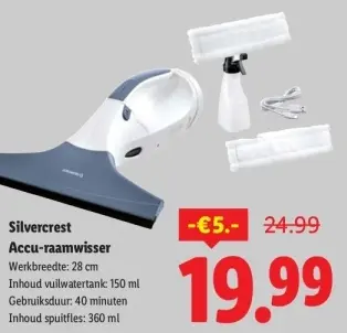 Aanbieding: Accu-raamwisser