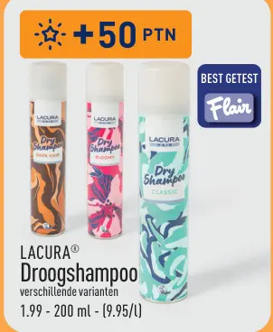 Promotie: Droogshampoo