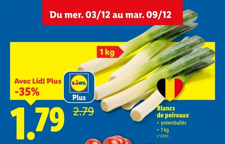 Offre: Blancs de poireaux