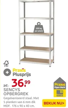 Aanbieding: Sencys opbergrek