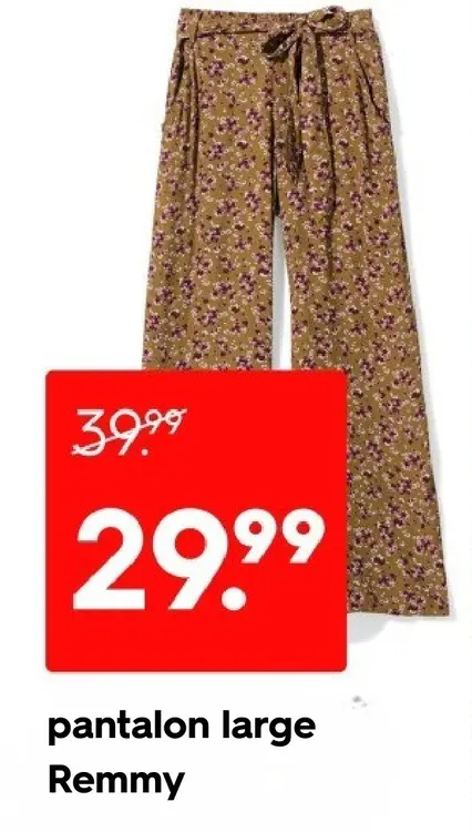 Offre: pantalon large