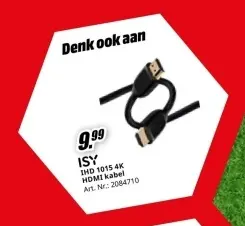 Promotie: IHD 1015 4K HDMI kabel