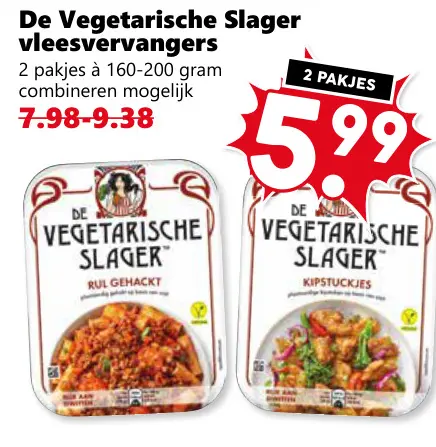 Aanbieding: vleesvervangers