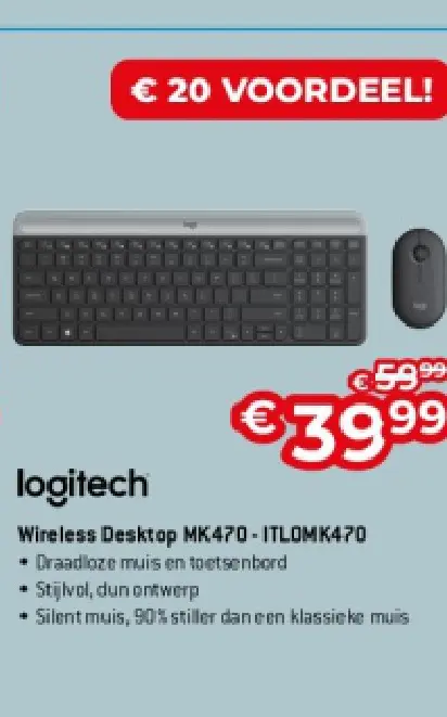 Promotie: Wireless Desktop MK470