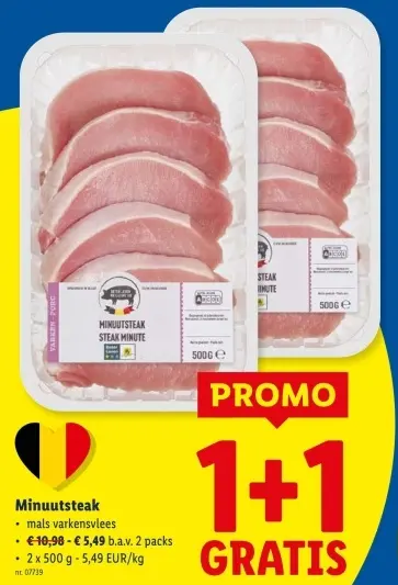 Promotie: Minuutsteak