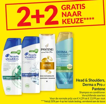 Aanbieding: Head & Shoulders, Derma x Pro of Pantene