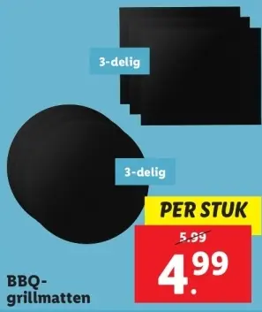Aanbieding: BBQ grillmatten