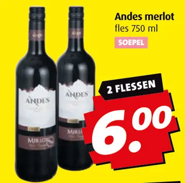 Aanbieding: Andes merlot