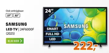 Aanbieding: Samsung led tv | 24f6000f (2025)