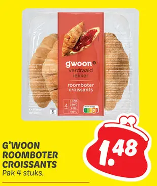 Aanbieding: Roomboter croissants