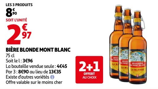 Promotie: Bière blonde