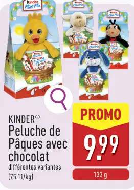 Offre: Peluche de Pâques avec chocolat