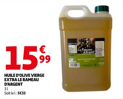 Promotie: Huile d'olive vierge extra