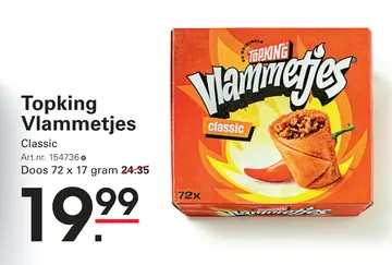 Aanbieding: Topking Vlammetjes