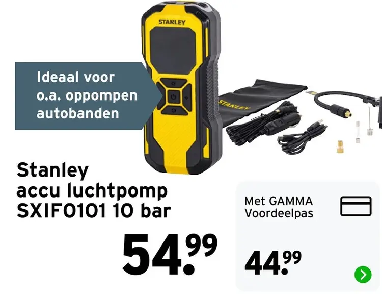 Aanbieding: Accu luchtpomp SXIFO101