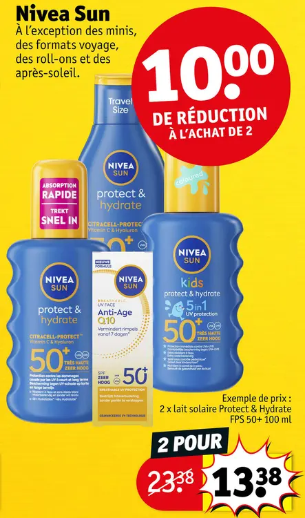 Offre: Lait solaire Protect & Hydrate