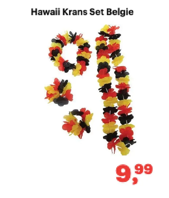 Promotie: Hawaii Krans Set Belgie