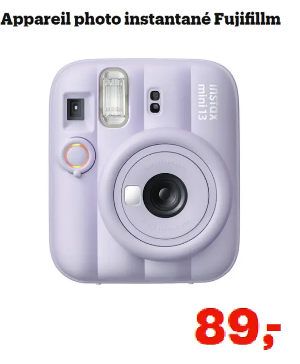Offre: Appareil photo instantané