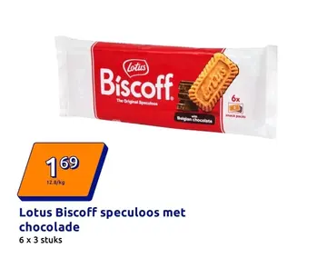 Aanbieding: Lotus Biscoff speculoos met chocolade