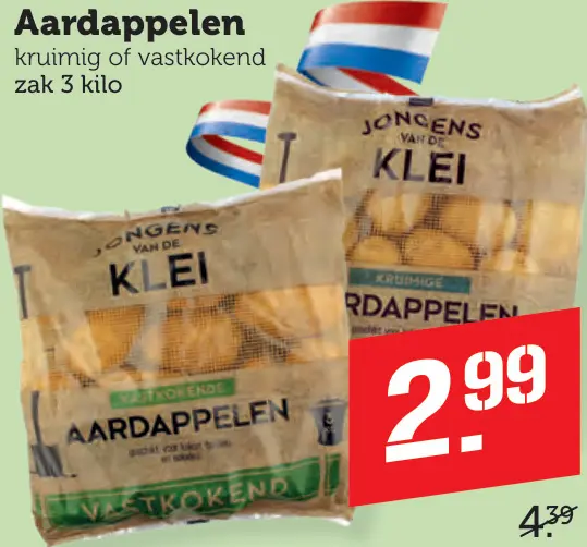 Aanbieding: Jongens van de klei Aardappelen
