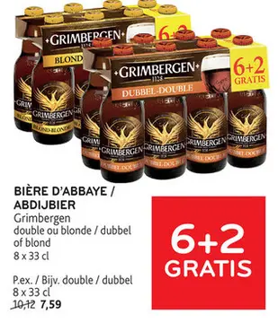 Offre: Grimbergen double ou blonde / dubbel of blond