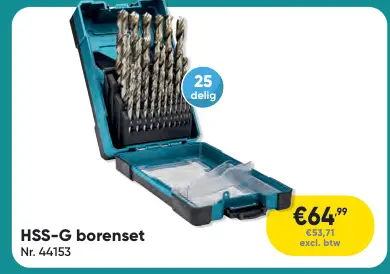 Aanbieding: HSS-G borenset