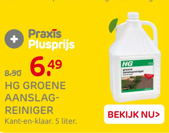 Aanbieding: Hg groene aanslag-reiniger