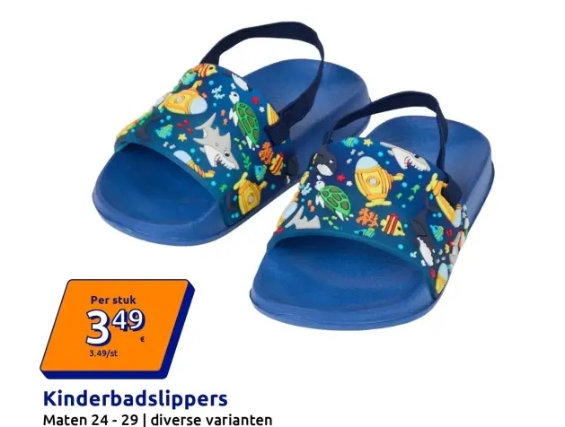 Promotie: Kinderbadslippers