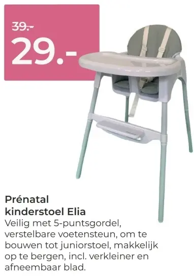 Aanbieding: Kinderstoel Elia