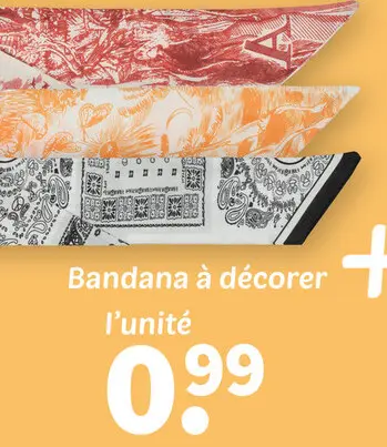 Offre: Bandana à décorer