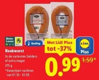 Aanbieding: Rookworst
